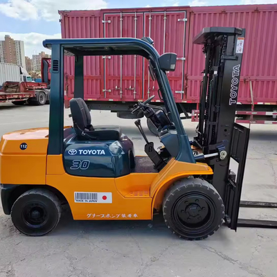 FD30 Toyota 3 tonnes chariot élévateur à fourchette avec 1,2 M longueur de fourchette Original Japon diesel