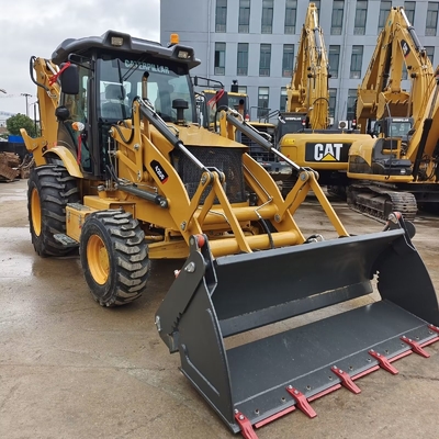 118KW Charge nominale JCB 3CX Royaume-Uni Chargeur à roues de remorquage original avec pour les heures de travail 0
