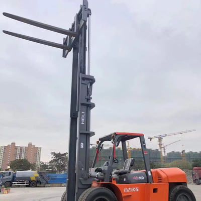 Les ateliers de matériaux de construction utilisent des chariots élévateurs Helifd100 dont les dimensions globales sont de 2,6*1,2*2.8