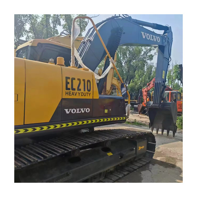 Excavateur à rouleaux hydrauliques Volvo EC210D d'occasion avec pompe hydraulique originale