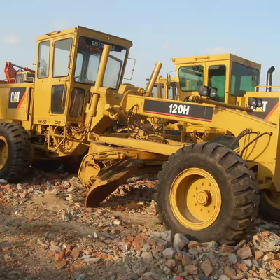 Cat original utilisé 140H Caterpillar Motor Grader 140K 140G 120H à Shanghai 17000 KG