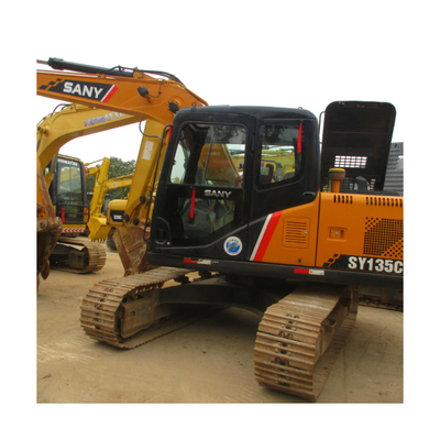Excavateur Sany de seconde main SY135C Excavateur hydraulique avec moteur ISUZU