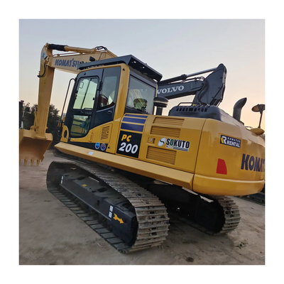 800 heures de travail Utilisée Komatsu PC200-8 Excavateur hydraulique