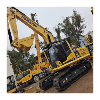 Excavateur hydraulique d'origine utilisée Komatsu Pc200-8 avec 800 heures de travail