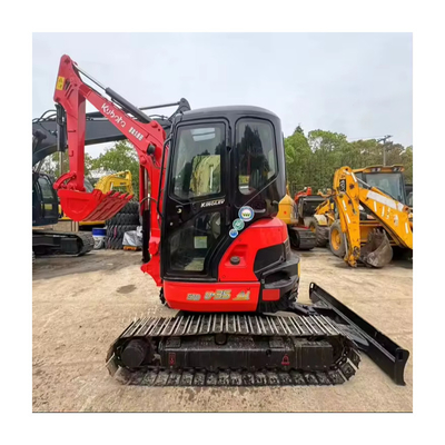 Excavateur de 3,5 tonnes japonais d'origine utilisée Kubota U35 avec une capacité de seau de 0,35 m3