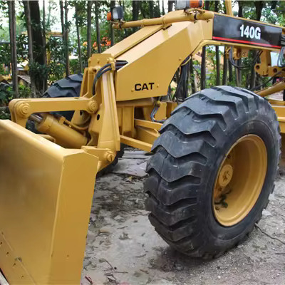 Gradeur de moteur de roue CAT 140K original avec de faibles heures de travail et moteur Cummins