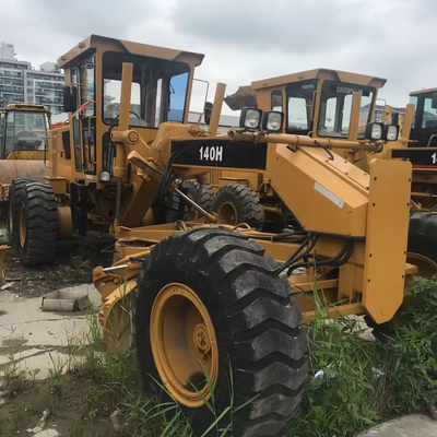 1200 Heures de travail CAT Gradeur à moteur d'occasion 12H 14H 1200H 1400H 140K avec moteur Cummins