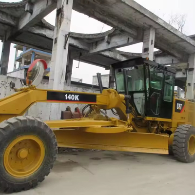 JAPAN CATERPILLAR 140K Motor Grader en bon état CAT 140H 140K roue utilisée
