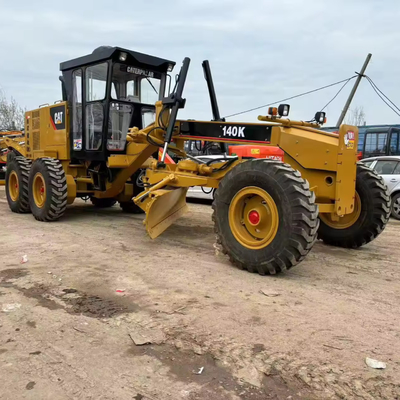 CAT 140K Grader 1200 heures de travail CAT 140H 140G d'occasion avec moteur Cummins