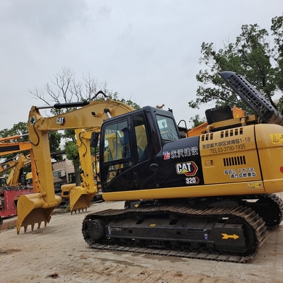 Excavateur de haute qualité CATERPILLAR 320D en bon état Excavateur hydraulique à rampe d'occasion
