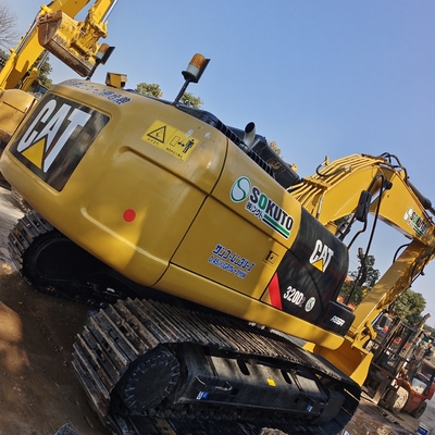 Excavateur hydraulique Caterpillar Cat320d utilisé 320D avec 20 tonnes de poids de fonctionnement