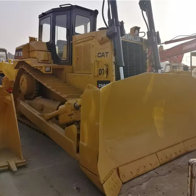 Bulldozer Caterpillar D7G d'occasion en bon état avec déchirure et pompe hydraulique originale