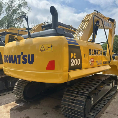 COMATSU moteur utilisé Excavateur hydraulique à rampe pc200-8 Bon état 800 heures de travail