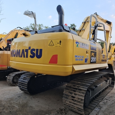 20TONS Excavateur utilisé Komatsu PC200-8 Machine de construction Excavateur hydraulique à rampe