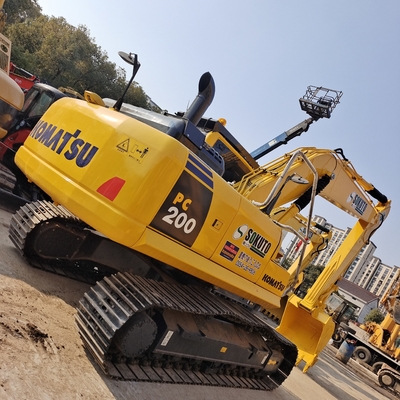 Utilisé Japon Komatsu pc200-8 Excavateur hydraulique avec cylindre hydraulique d'origine