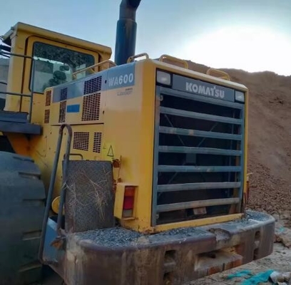 Chargeur à roues Komatsu WA600-3 original Japon Chargeur avant Komatsu WA500-3 / WA600-3 utilisé
