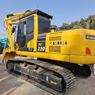 Poids de fonctionnement 22 tonnes Komatsu PC220-8 Excavateur hydraulique à rampe avec soupape d'origine