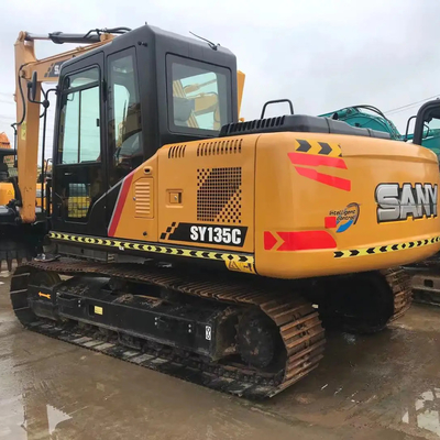 En bon état Sany SY135C Excavateur ISUZU Cylindre hydraulique 0,7CBM Capacité de seau