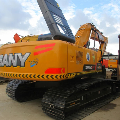 Sany SY215C Excavateur hydraulique à rampe avec moteur ISUZU 21000 KG Poids de la machine