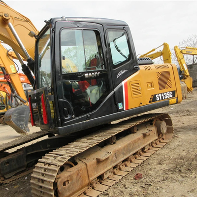 Sany SY135C Excavateur hydraulique à rampe 13,5 tonnes Poids de fonctionnement Excellent état