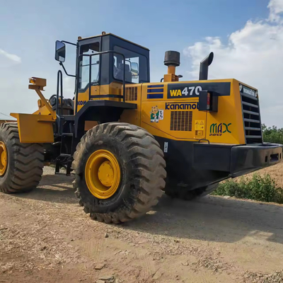 Bonne chargeuse à roues Komatsu WA470 2018 avec pompe hydraulique japonaise originale