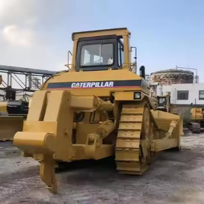 Bulldozer CAT D9N D9R utilisé à Shanghai avec moteur 3408C et poids de la machine 48000 KG
