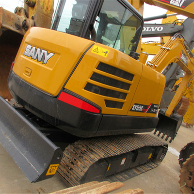 Excavateur Sany SY55C de seconde main de 5,5 tonnes Excavateur hydraulique original
