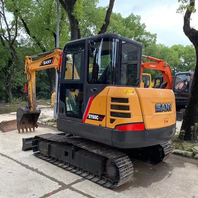 Excavateur SANY SY60C PRO d'occasion à faible consommation d'huile et à haute efficacité de travail