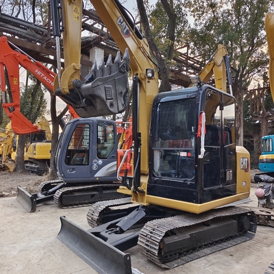 Excavateur Caterpillar 306E d'occasion avec cylindre hydraulique d'origine et chaussures à rails