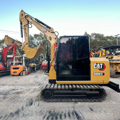 Utilisé Caterpillar 306E mini-excavatrice 6 tonnes CAT306 machine de déplacement de terre avec des chaussures de piste