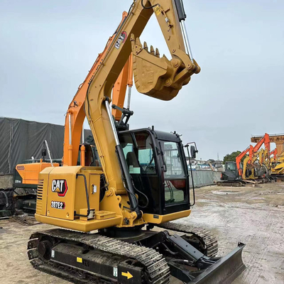 307E Excavators de seconde main Caterpillar 7 tonnes Mini machine avec moteur turbo C2.6 DI