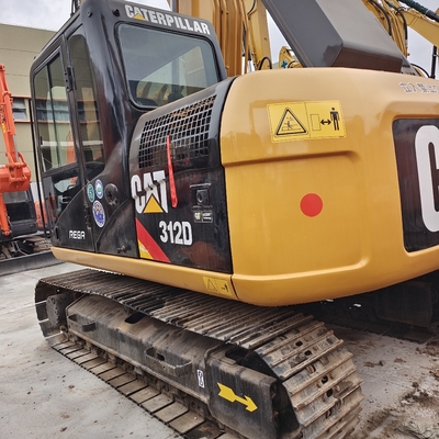 Catégorie 312D Creuseuse hydraulique avec 12920 kg de poids de fonctionnement et moteur C4.2ACERT