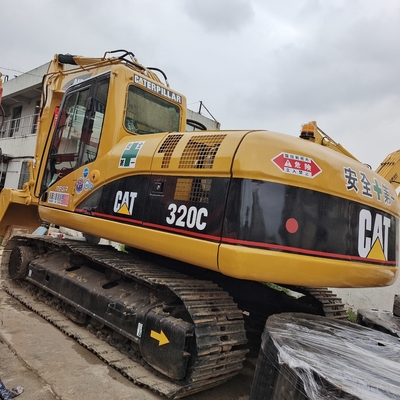 Japon 320C Excavateur de chenille d'occasion avec vanne hydraulique originale en bon état