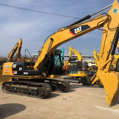 Excavateur à rampe Cat 320D d'occasion 20 tonnes Machines de construction de 1200 heures de travail