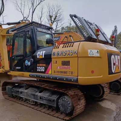 Excavateur de catégorie 320 D d'occasion Machines de construction de 20 tonnes avec pompe hydraulique originale