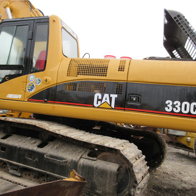Excavateur de construction CAT 330C d'occasion de 2018 avec 1200 heures de travail et chaussures de piste 320C