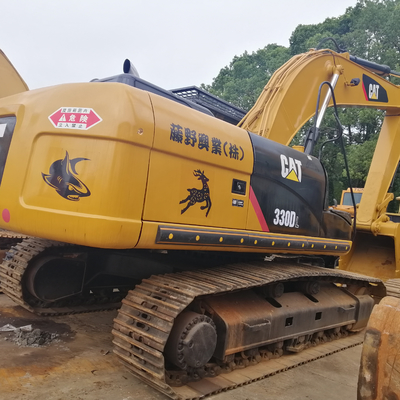 Excavateur Cat 330 d'occasion en bon état avec pompe hydraulique d'origine et moteur C9