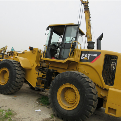 Chargeur de roues avant Caterpillar 950H usagé avec moteur WEI CAHI/CAT en bon état