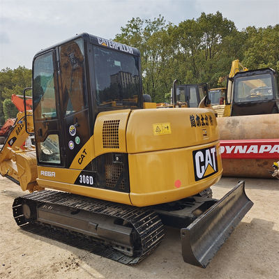 CAT 306D Excavateur à rampe 306D avec équipement de construction vidéo en direct