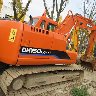 15 TON Doosan DH150-7 Creuseuse/Excavatrice d'origine utilisée avec pompe hydraulique d'origine