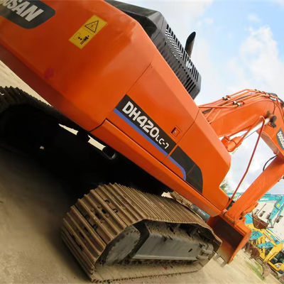 Doosan DH420LC-7 Excavateur d'occasion avec pompe hydraulique originale et capacité de seau 2.18
