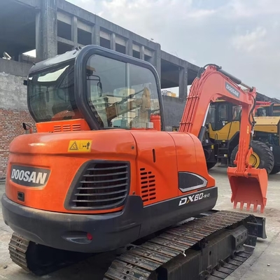 Mini petite excavatrice DX60-9C utilisée Doosan DX60-9C excavatrice 6Ton machine de seconde main