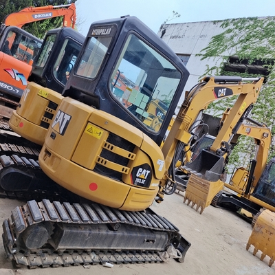 Cat 303.5E de seconde main Excavateur utilisé Caterpillar chaussures de piste 303.5E en bon état