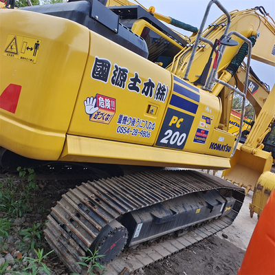 1.2CBM Capacité de seau Komatsu PC200-8 Excavateur d'occasion 20 tonnes Crawler en bon état