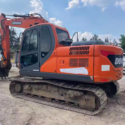 Excavateur hydraulique à rampe de 15 tonnes d'origine Doosan Dx150 utilisé avec une capacité de seau de 0,92