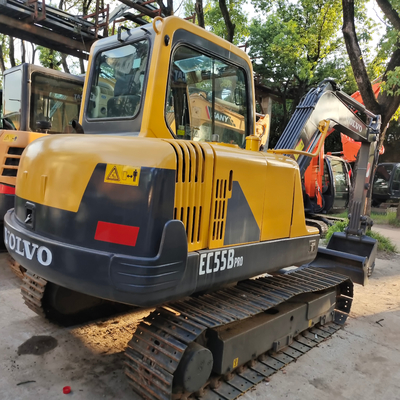 Excavateur Volvo EC55B Pro en Suède Excavateur de type 2021 utilisé avec une capacité de 0,7 seau