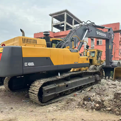 Excavateur VolvoEC480D de seconde main de grande capacité de 48 tonnes avec cylindre hydraulique d'origine