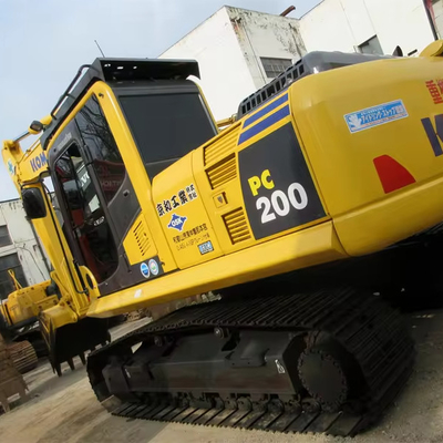 Excavateur Komatsu Pc 200 d'occasion pour les travaux de construction Profondeur maximale de creusement 8000