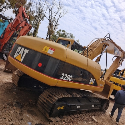 Japon 320C Excavateur de chenille d'occasion avec moteur 3066 0,9 capacité de seau