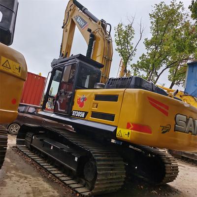 Excavateur SANY SY305H avec une capacité de seau de 1,65 CBM et pompe hydraulique originale utilisée